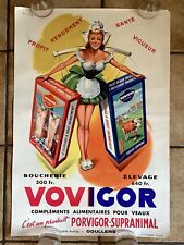 ANCIENNE AFFICHE PUBLICITAIRE