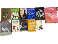 Lot 11 Vintage Martial Arts Books 70s/80s Karate Aikido Hapkido 1 Autograph