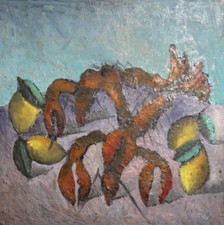 Tableau ancien huile nature