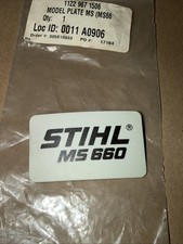 Stihl MS660 Chainsaw Model