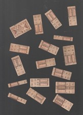 Marseille: vieux papiers  lot de 17 ticket ( TRAMWAY OU BUS)  1951   (P45925)