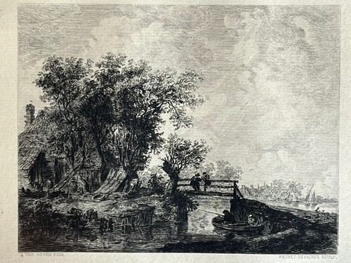 Van goyen gravure - goyen,