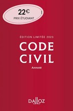 Code civil 2023 122ed édition