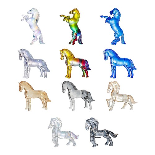 Figurine cheval verre - figurine,