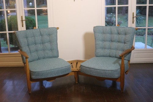 Banquette éventail vintage - banquette,