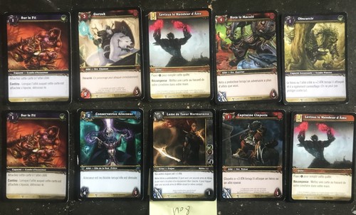 Lot cartes world of - cartes,