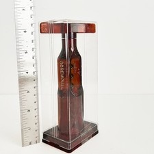 Vintage Herbert Allen SCREWPULL Amber acrylic Cork Remover MCM Wine Bar NOS