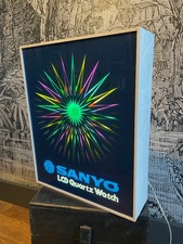 SIGN-LIGHT-SANYO-DESIGN 70-WORKS-LCD QUARTZ WATCH