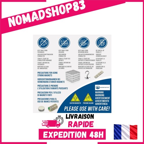 Aimants néodyme n52 - 20,