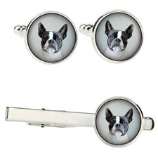 Boston Terrier Set with Clips