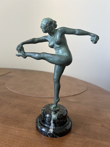 Sculpture art déco bronze - déco,