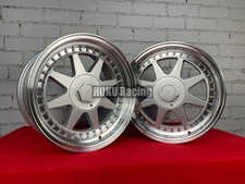 4X Roues 17" style HARTGE F1 4X100 7.5J 8.5J plat profond pour VW HONDA E30