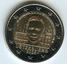 Luxembourg 2 euro 2025 25 ans de régne du Grand-Duc Henri UNC