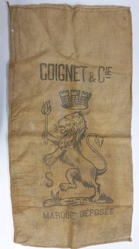 Ancien sac toile - sac, coignet