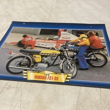 Yamaha 50 FS1-DX FS1 DX 1976 fiche carte moto passion collection Atlas