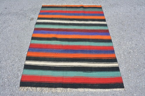 Tapis kilim vintage - vintage, 3,8