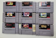 9 Super Nintendo Games (Contacts Cleaned) (SNES)