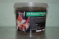 Carpe Koï Étang Nourriture FMF Tout Saison Premier + 2kg Seau 3mm Granulé de