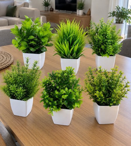 Lot plantes artificielles - lot,