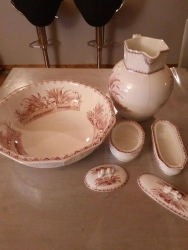 Service toilette ancien - de,