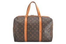Authentic Louis Vuitton Monogram Sac Souple 35 Hand Boston Bag M41626 LV 2699N