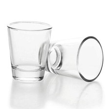 Lot of 2 Glass Shot Glasses - 5cl/50ml - Dishwasher Safe - For...