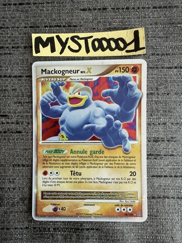 Carte pokémon mackogneur - mackogneur, niv