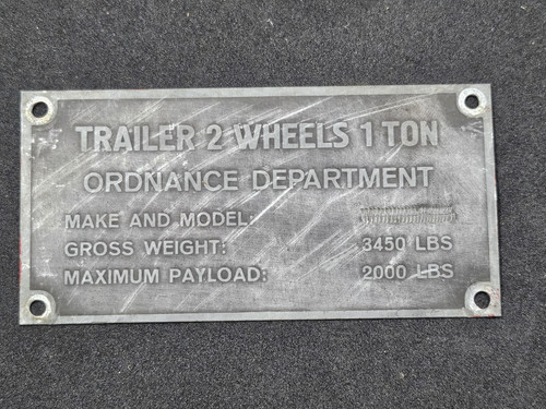 Plaque trailer wheels - wheels, ton