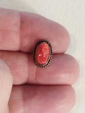 MINUSCULE BOUTON CAMÉE CORAIL