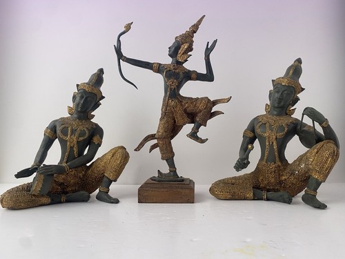 Lot grande statues bronze - lot, 3