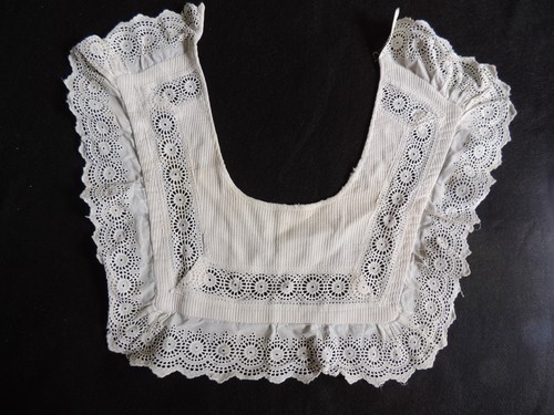 Ancien col dentelle - col,
