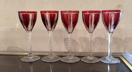 Verres ancien cristal - 5,