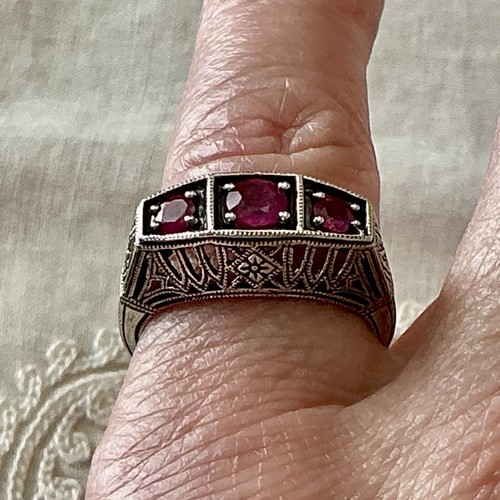 Véritable rubis argent - rubis,