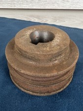 ? Old pulley deco industrial office item block letters old