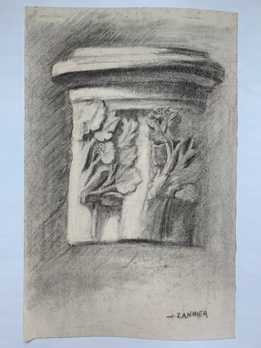 Dessin chapiteau corinthien