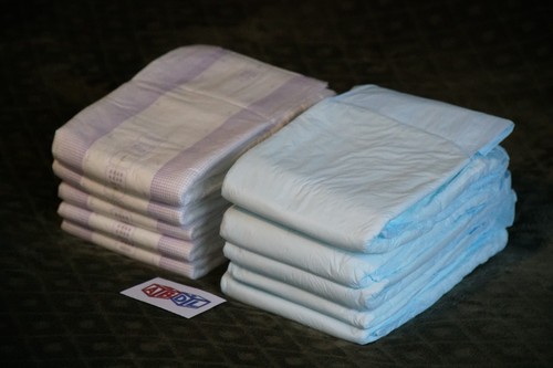 Pack large adult diapers - 10,