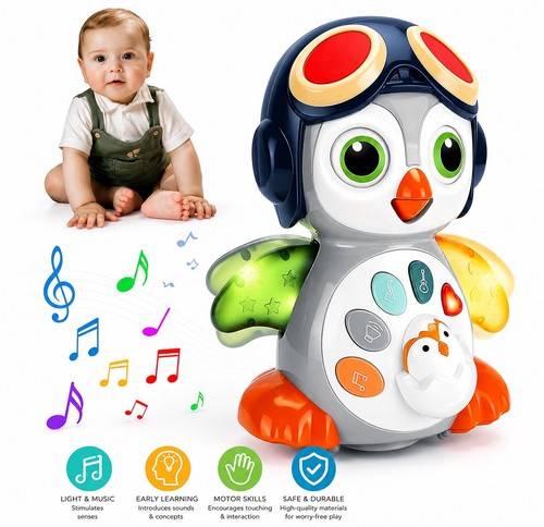 Baby toy penguin crawling - baby,