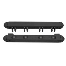 Porte queue billard portes queues mural 4 clips noir