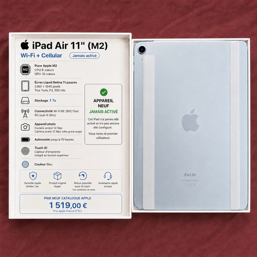 Ipad air wifi 5g - 11", wifi+5g