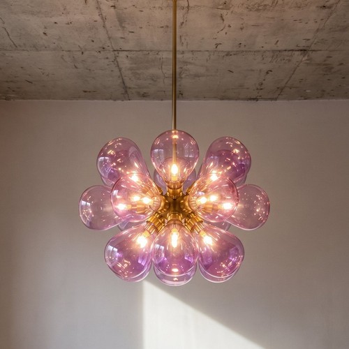 Lustre murano verre soufflé - verre,