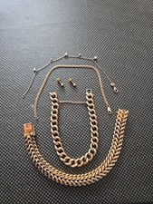 Lot bijoux plaqué or ( 5 pièces )