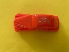 Vintage Caisse Mutuelle 1970 Orange Car Advertising Pencil Size