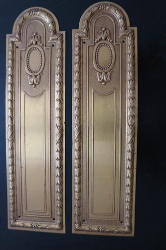 Ancienne paire plaque de - ancienne,