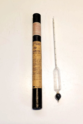 Ancien alcoomètre marqué - alcoomètre,