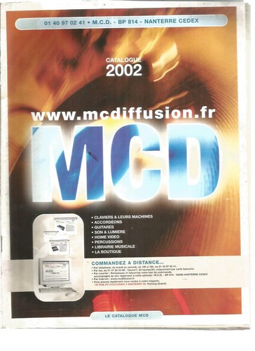 Catalogue mcd diffusion - catalogue,