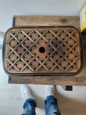 Nice old plate heater with copper tray.
