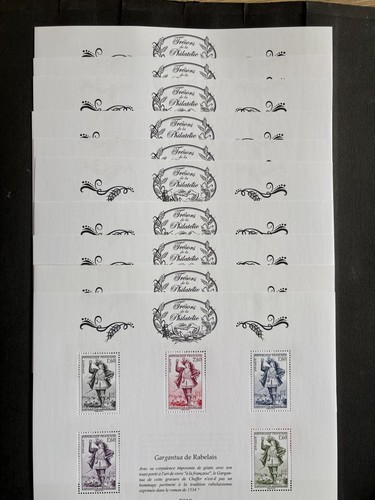 Feuillets trésors philatélie - trésors,