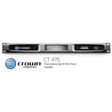 Amplificateur de puissance Crown CT 475 4 canaux 75 W monté en rack...