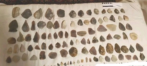 Silex fait mains - silex,