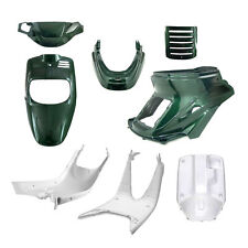 Set Carénage TNT 8 Pièces Vert Jaguar Blanc MBK Booster pour Yamaha Bws 1988-200